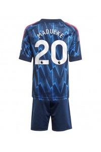 Arsenal Noni Madueke #20 Babytruitje Uit tenue Kind 2025-26 Korte Mouw (+ Korte broeken)